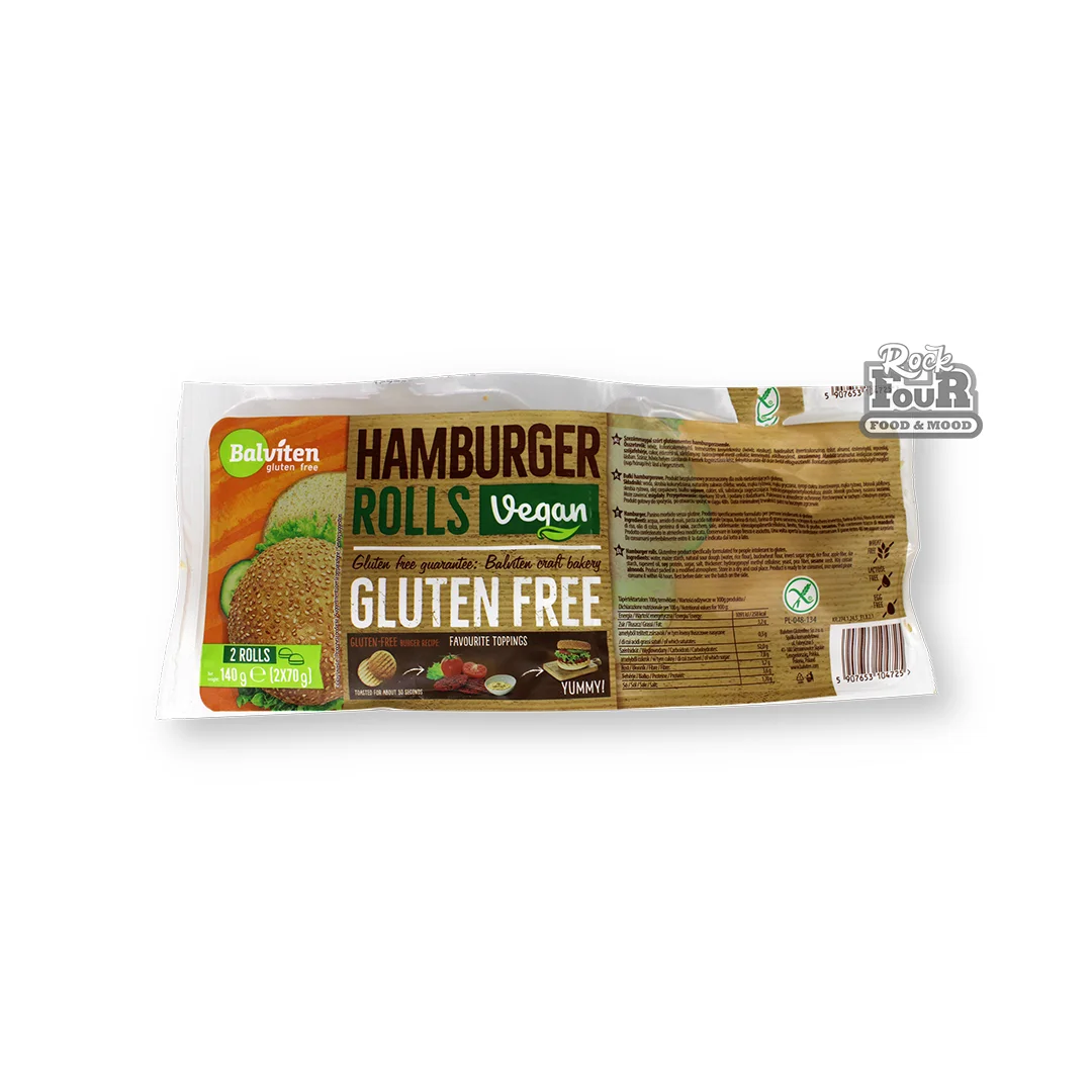 Hamburger bread "Balviten Rolls Bread" gluten-free 2pcs (2x70g)